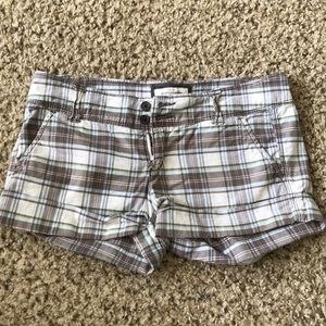 Abercrombie and Fitch checkered shorts